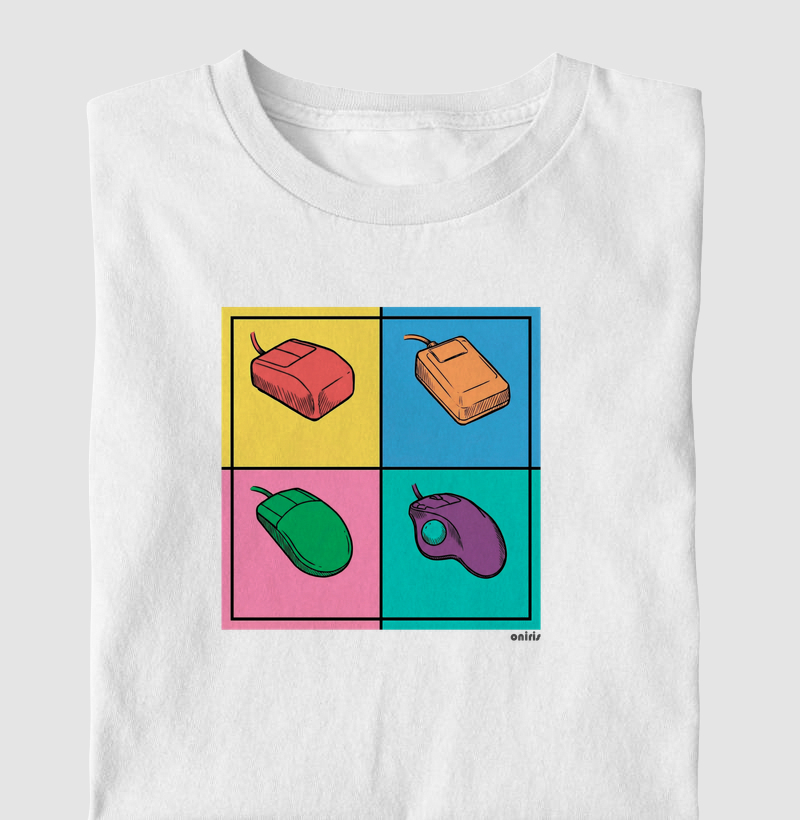 camiseta Mouses PopArt