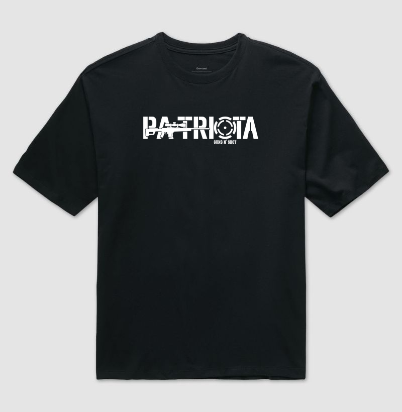 Patriota CAC Tiro Esportivo - Camiseta Oversized