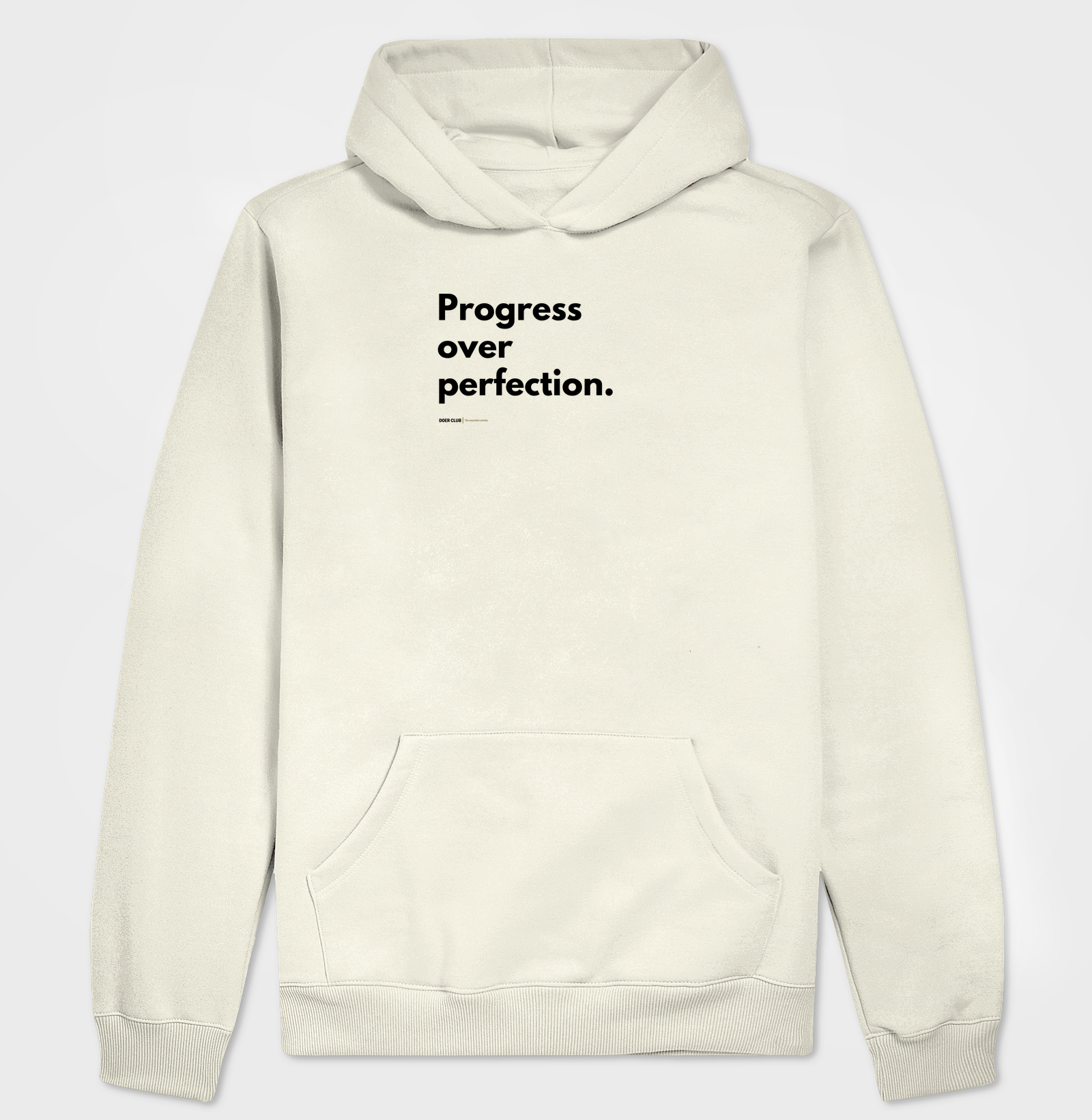 Progress over perfection.