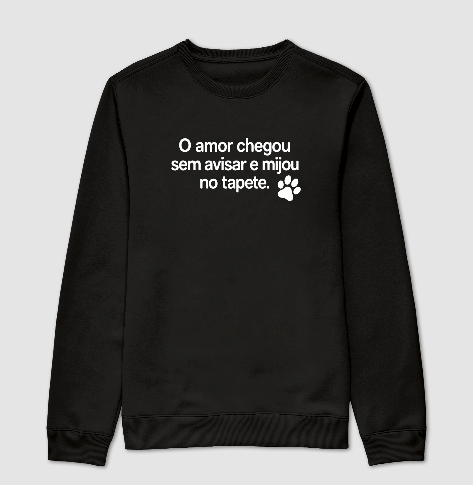 Amor de Cachorro - Suéter Moletom