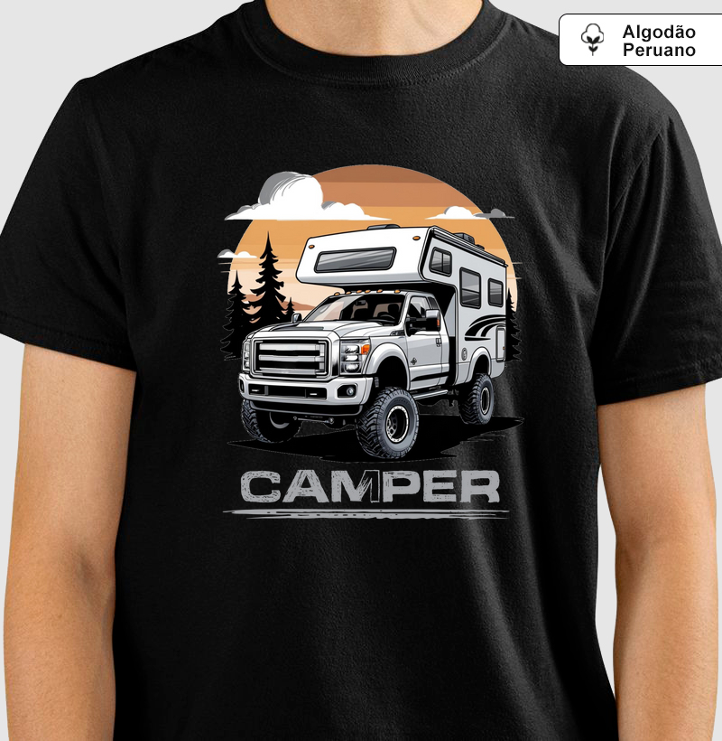 Camper Pickup Por do Sol