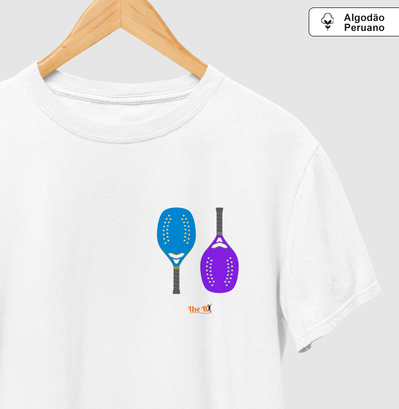 Raquetinhas azul e roxa