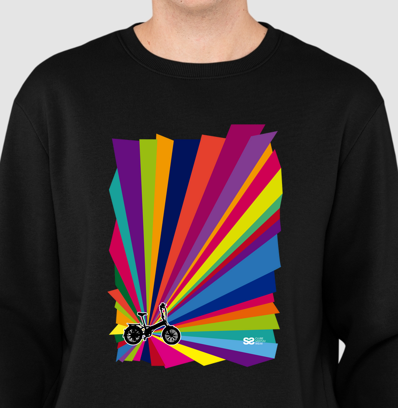 Moletom Sem Capuz Slim Unissex "Tecnicolor"