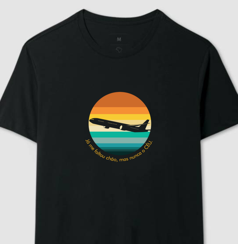 Camiseta Já me faltou o chão MODELO 2