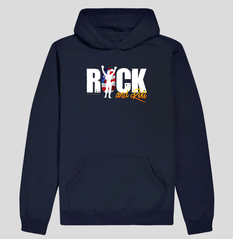 DJOWTROMUNDO® — ROCK AND ROLL - Hoodie Moletom