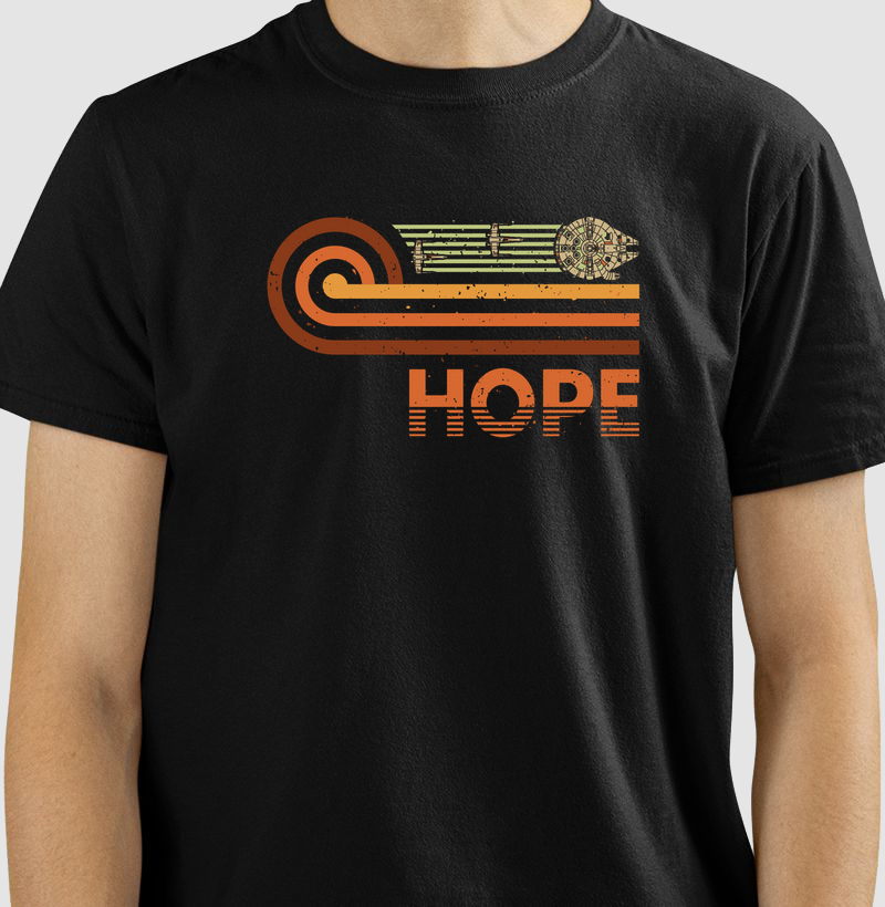 Camiseta Retro Vintage Hope