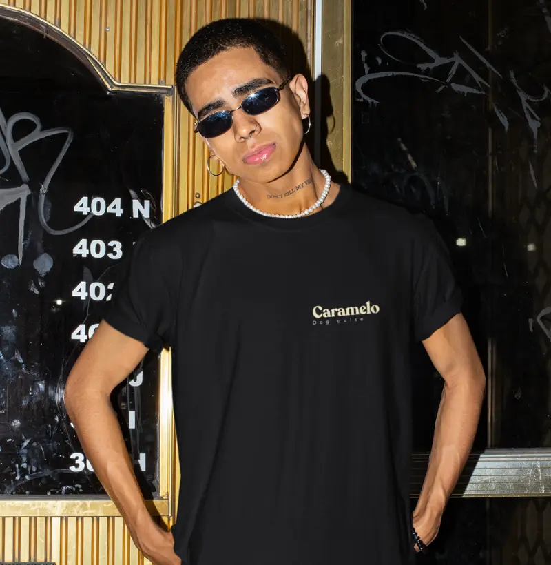 Camiseta Dog Pulse Caramelo Heart