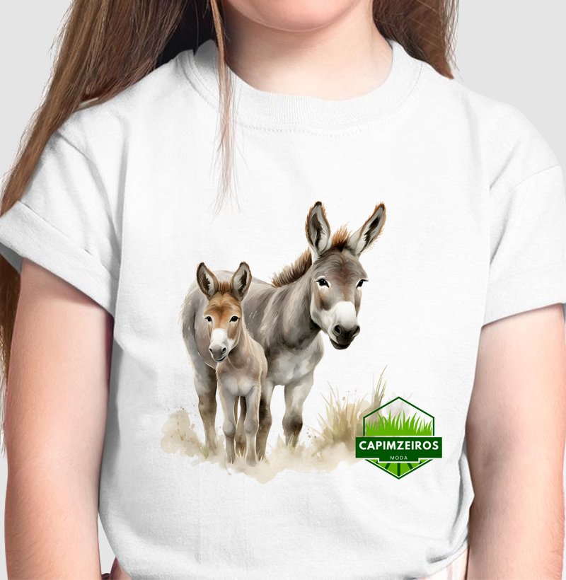 Camiseta Infantil Unissex Capimzeiros - Burros & Jumentos 5