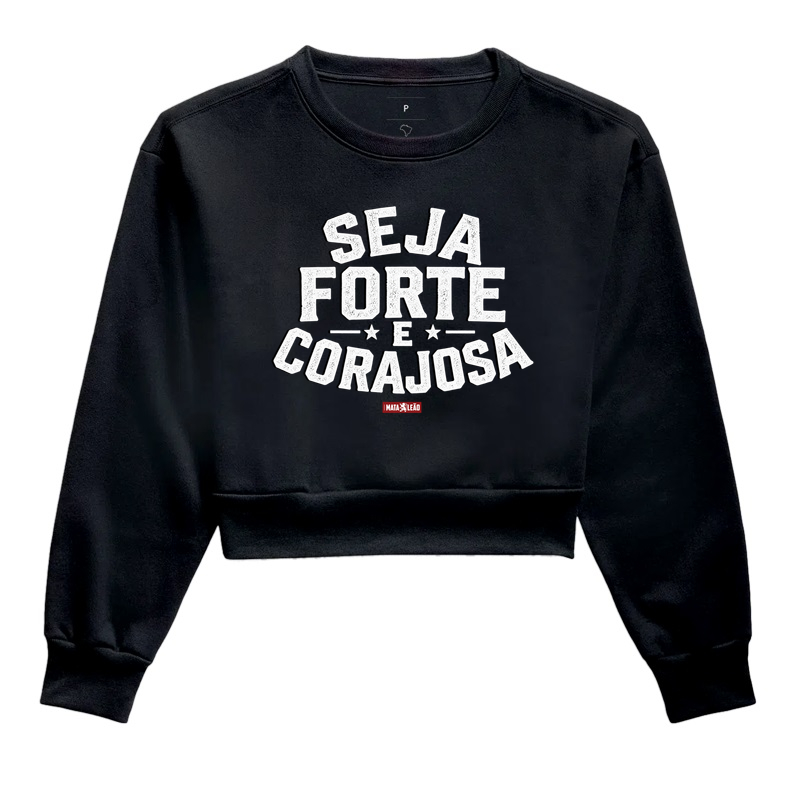 Corajosa  - Cropped Moletom