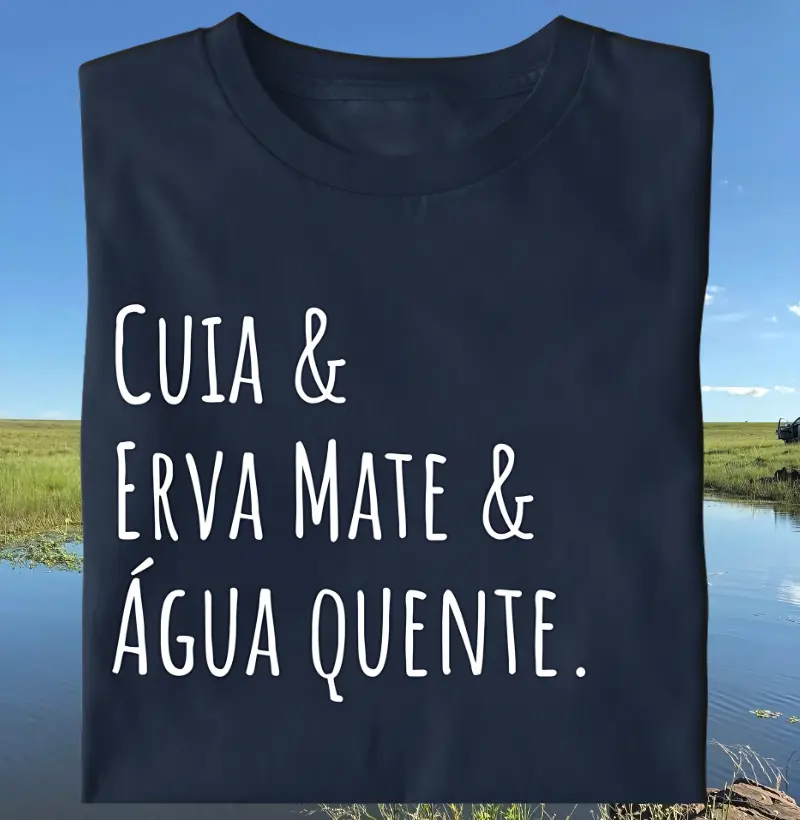 Camiseta Cuia Erva e Agua 