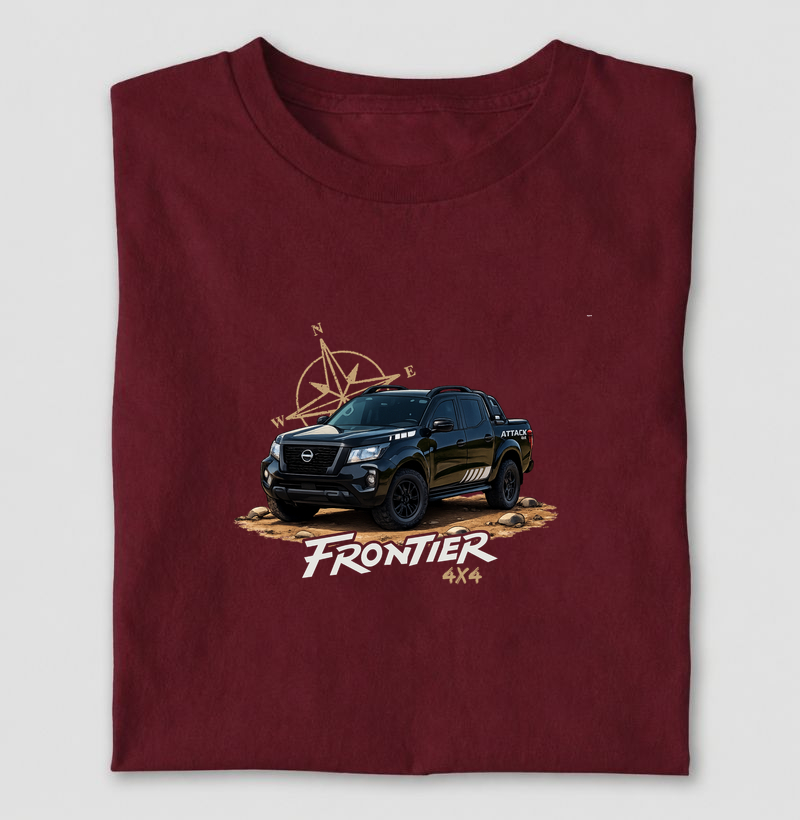 Frontier Attack Black 4x4 - Camiseta