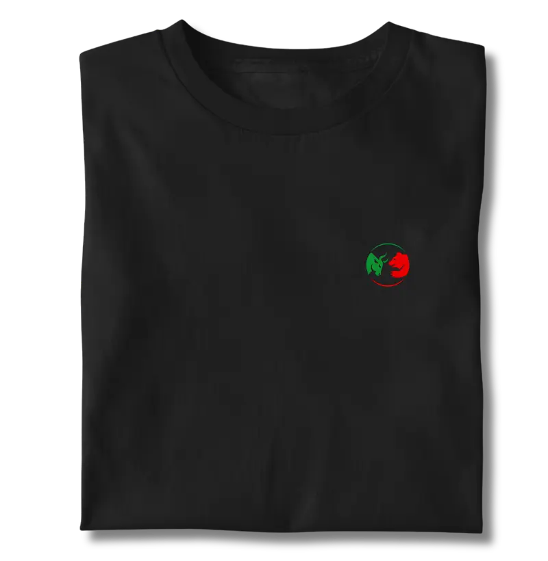 Camiseta Trader Bull vs Bear Minimalista