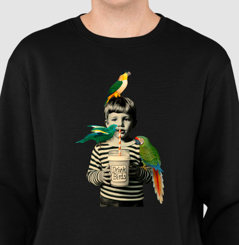 Colagens - Birds Drink - Moletom