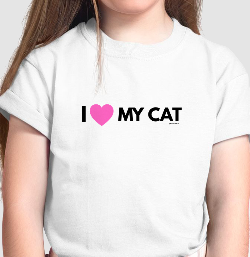 I LOVE MY CAT (pink)