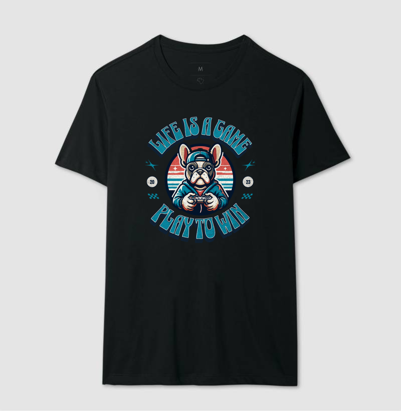 Camiseta Gamer Bulldog Francês