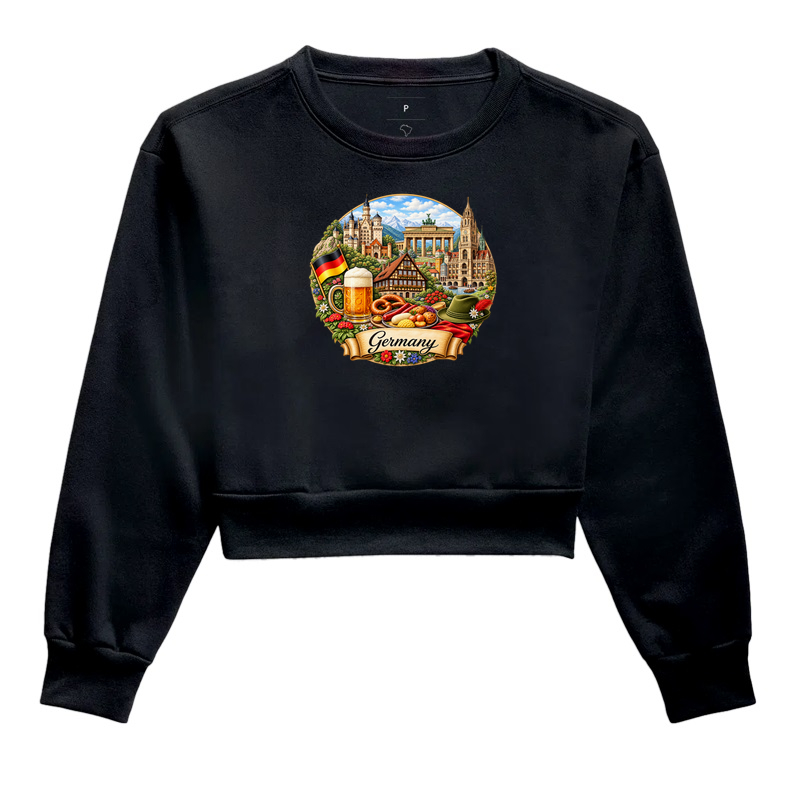 Germany  - Cropped Moletom