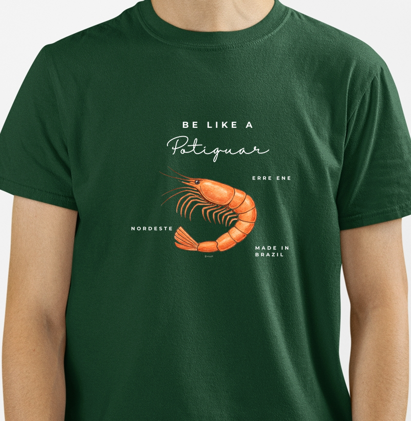 Camiseta Regular - Be Like a Potiguar