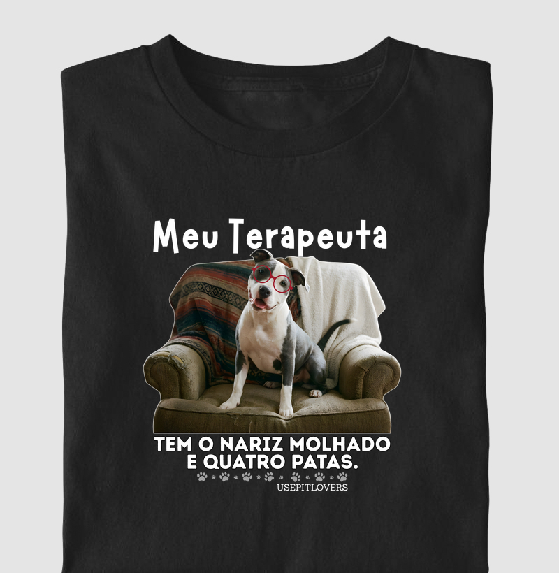 MEU TERAPEUTA TEM O NARIZ MOLHADO E QUATRO PATAS.