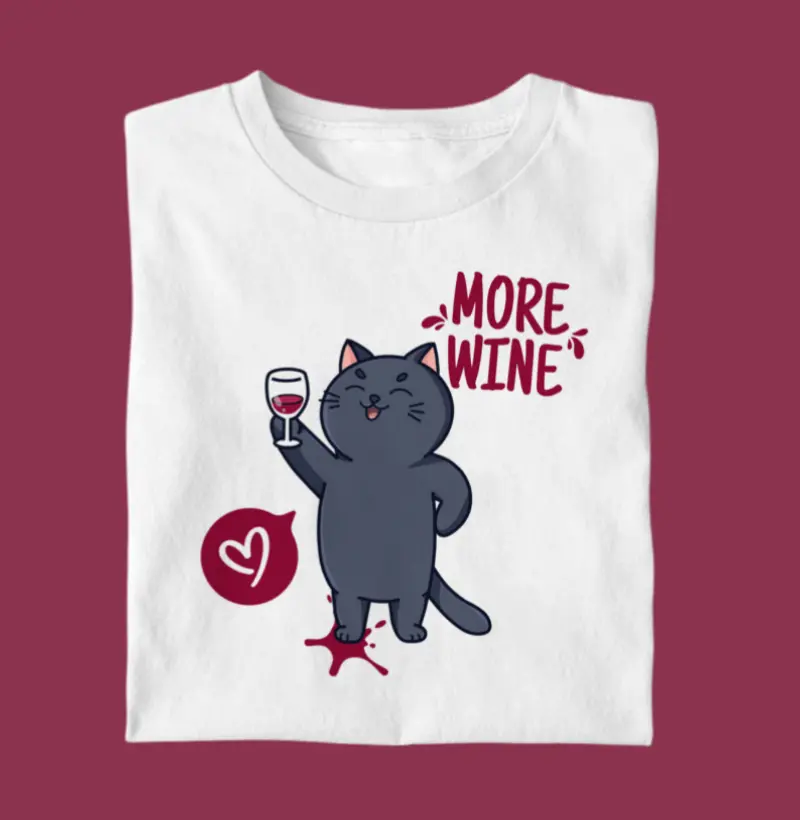 Camiseta more wine