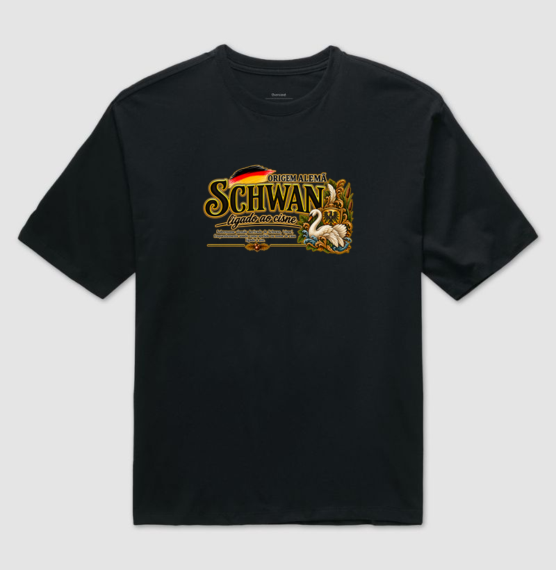 Schwan  - Camiseta Oversized