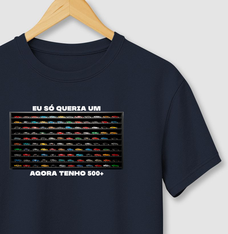 Camiseta estampada para colecionador de miniaturas