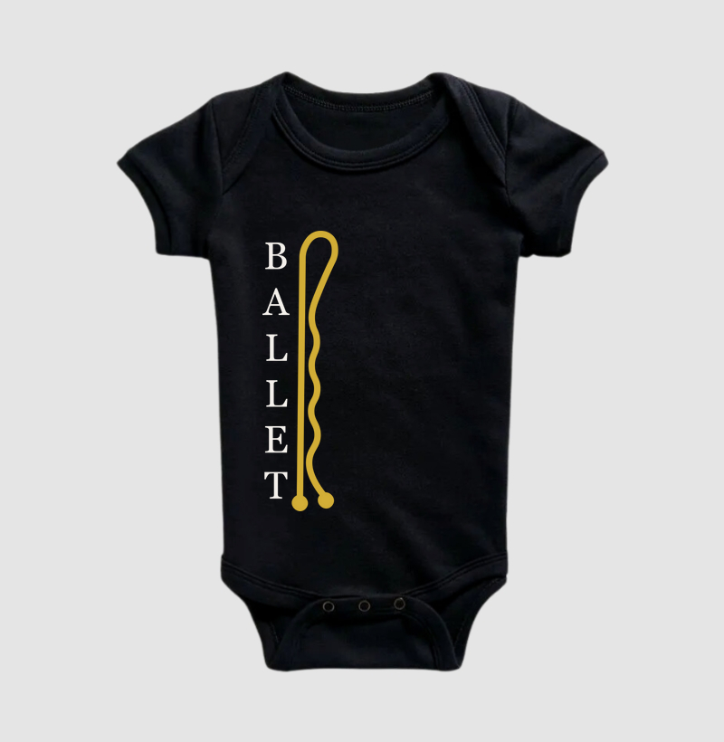 Grampo BALLET -> dourado