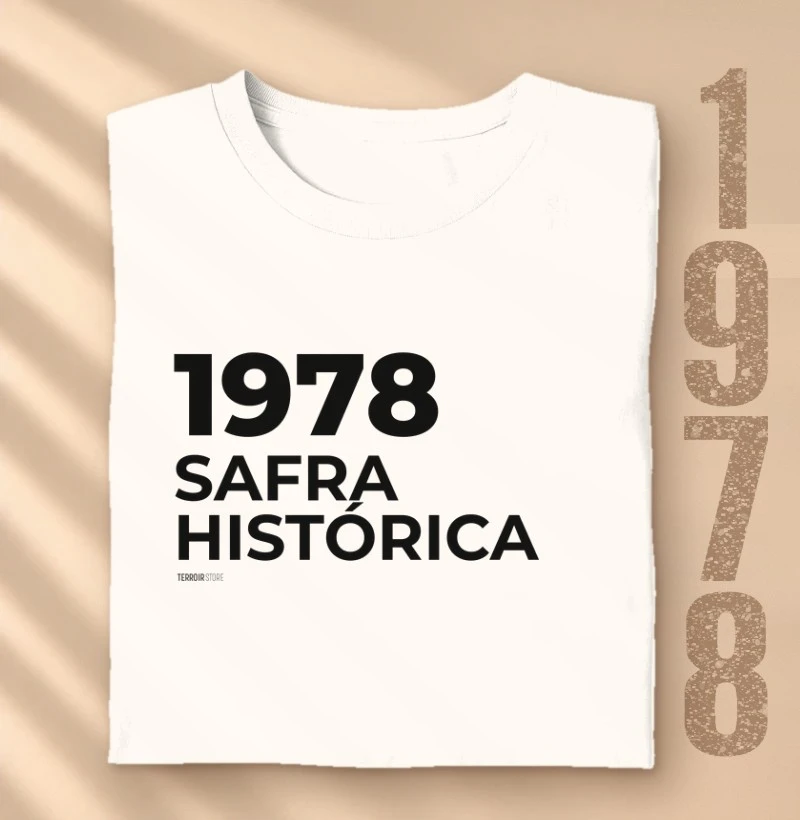 Camiseta Vinho - 1978 • Safra Histórica