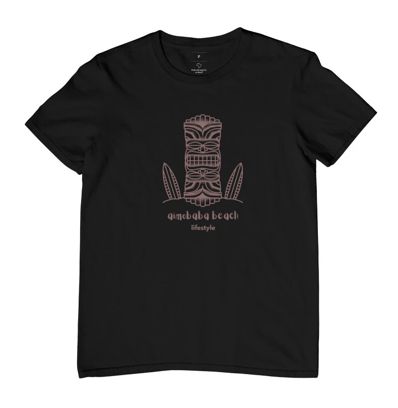 Camiseta Aimobaba Carranca masculina preta