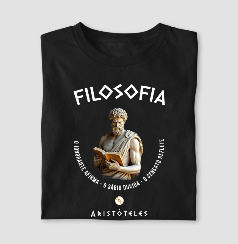 Camiseta Filosofia Aristóteles