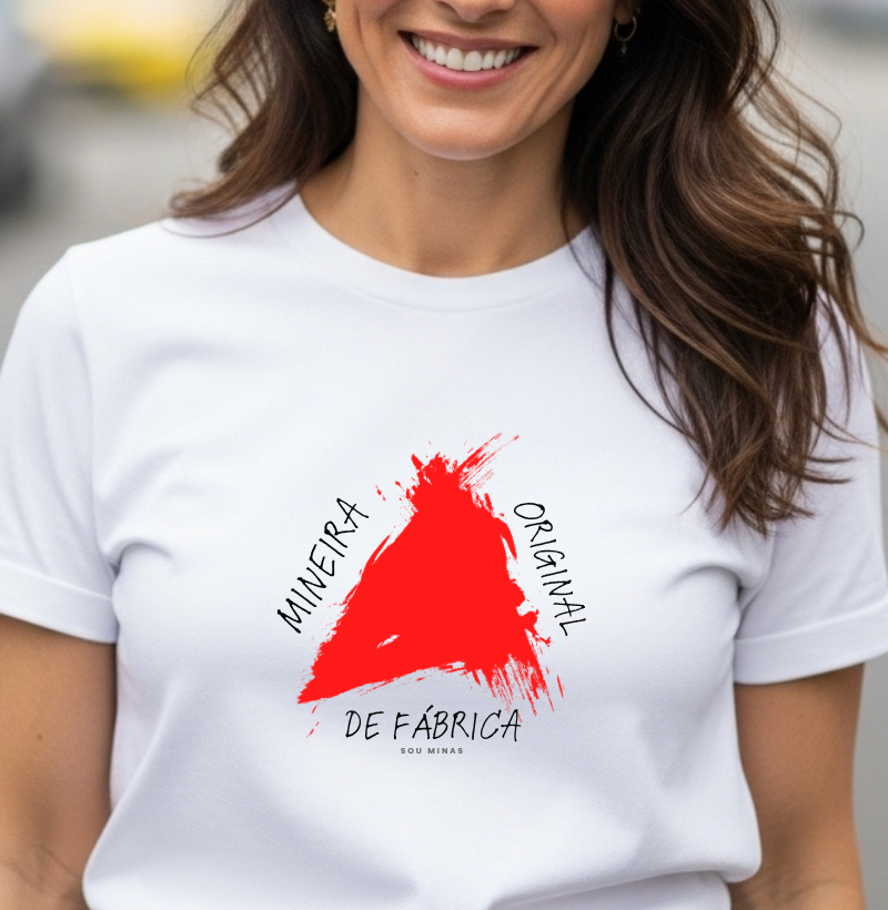 Camiseta Mineira Original de Fábrica | Autenticidade Mineira | Orgulho das Gerais