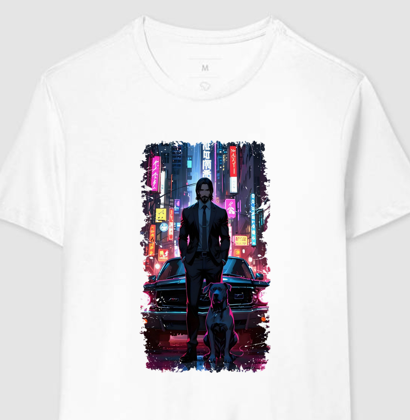 JHON WICK AND PIT POP ART GRUNGE