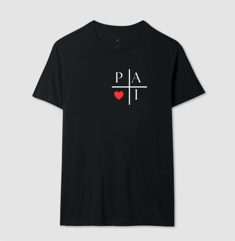 Camiseta pai coração