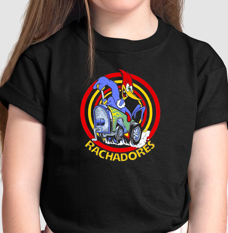 Camiseta Pica-Pau Biruta Rachador