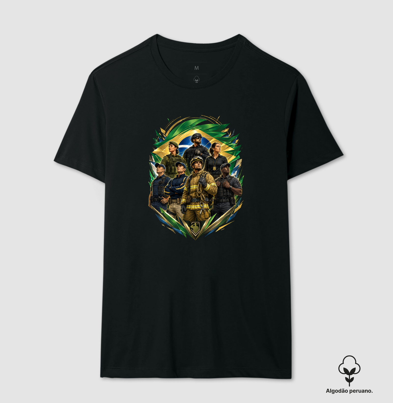 Forças Integradas - Camiseta Algodão Peruano