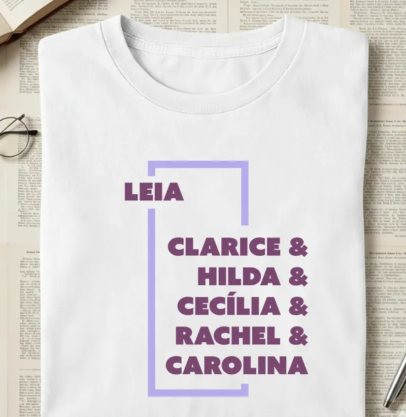 Camiseta - Escritoras Brasileiras