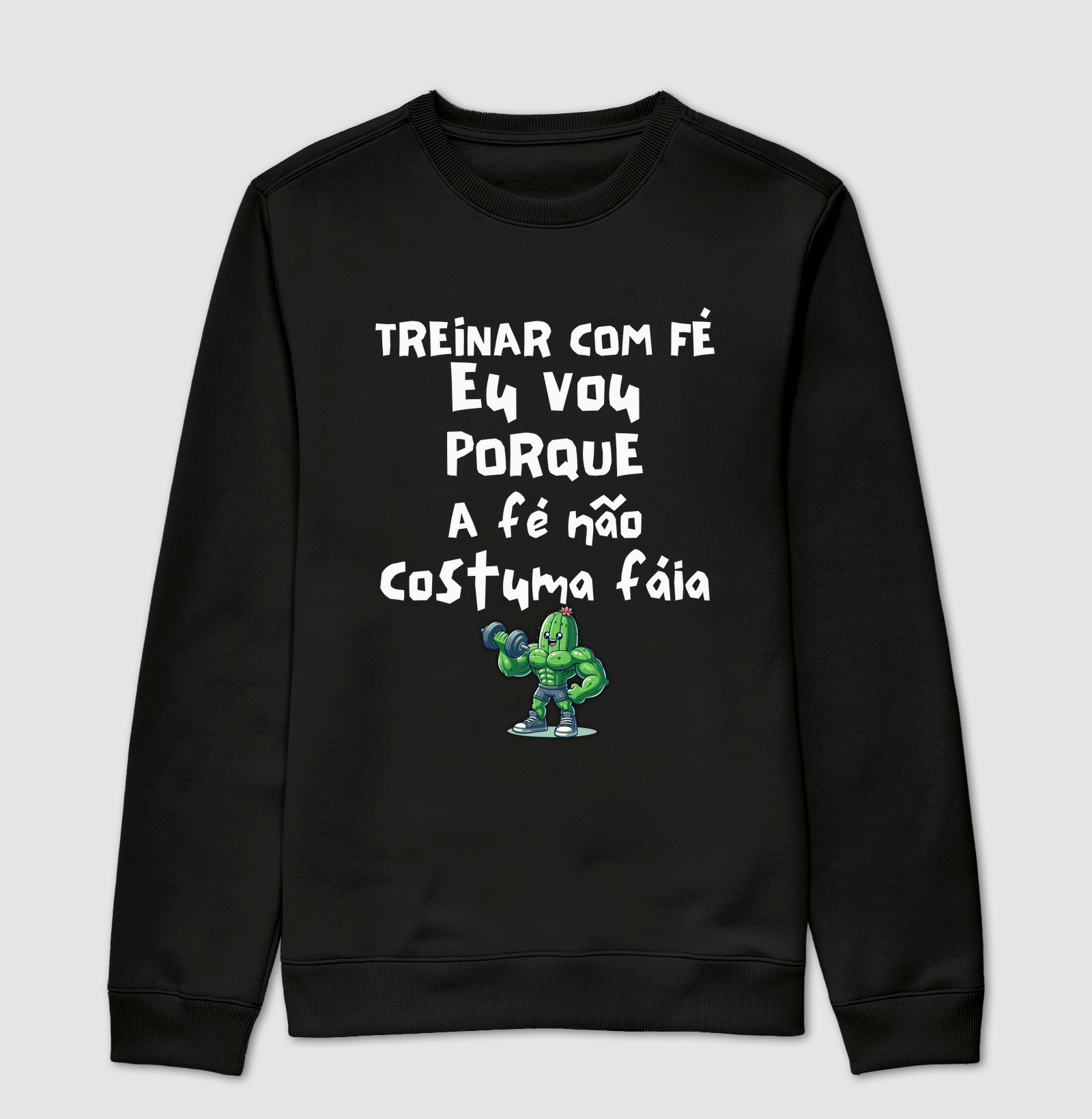 Treinar com fé eu vou porque a fé não costuma faiá