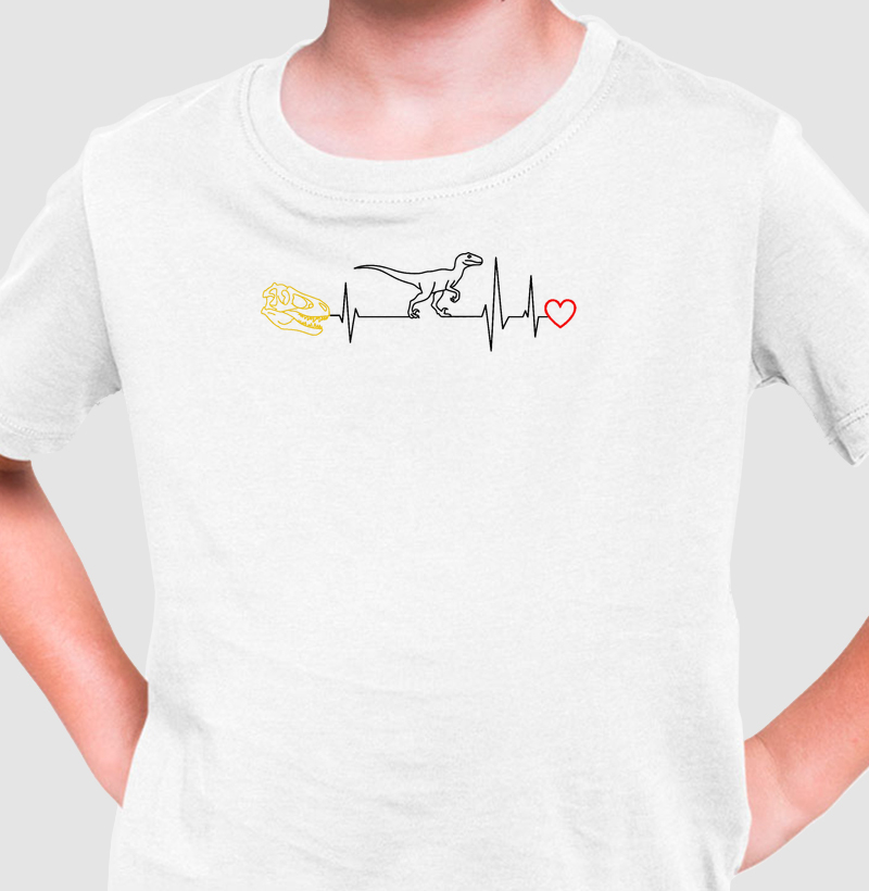 Camiseta Dinossauro Dinodíaco Algodão Premium Dinoloco
