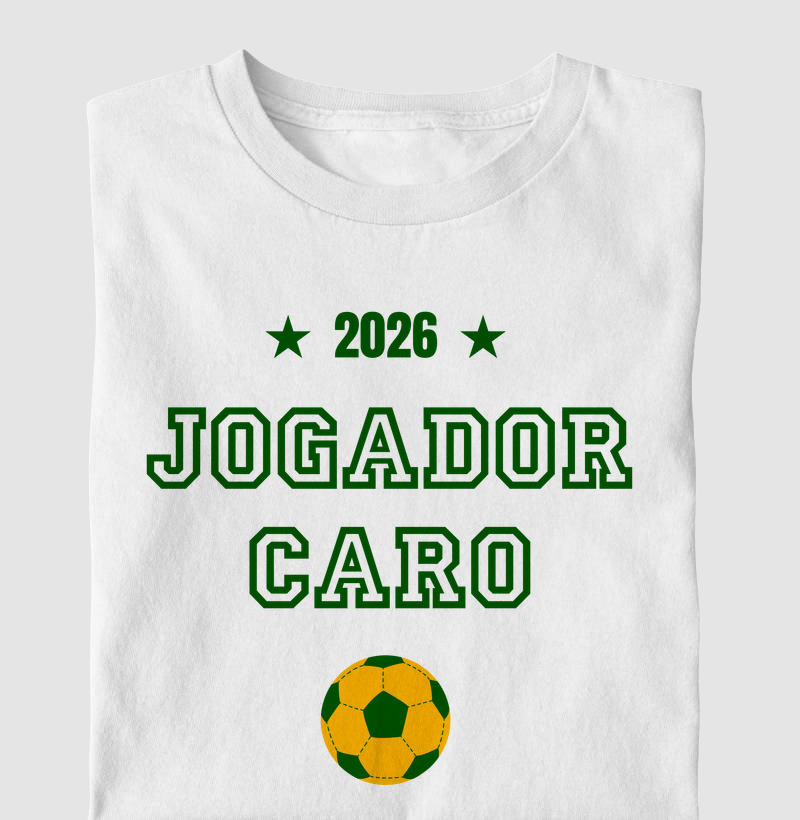 Camiseta Brasil Infantil - Jogador Caro