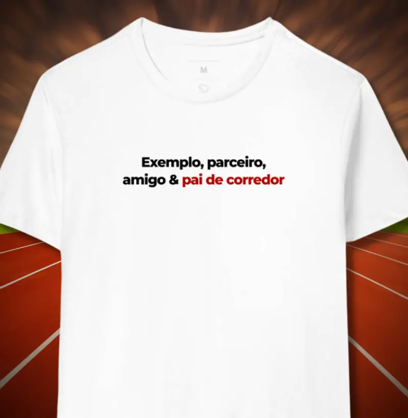 Exemplo, parceiro, amigo & pai de corredor