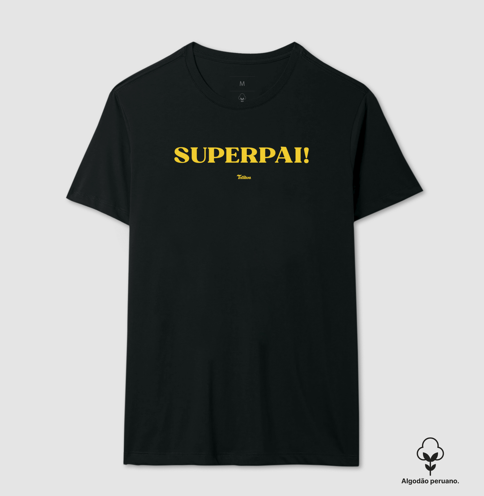 Camiseta de Algodão Peruano "Superpai"