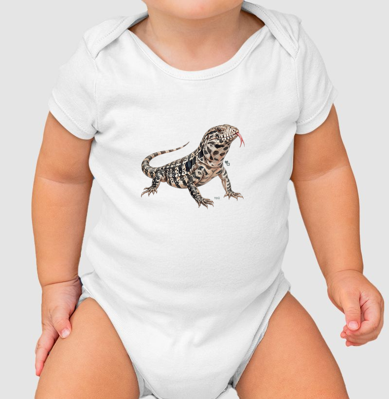 Répteis - Teiú - Body Infantil