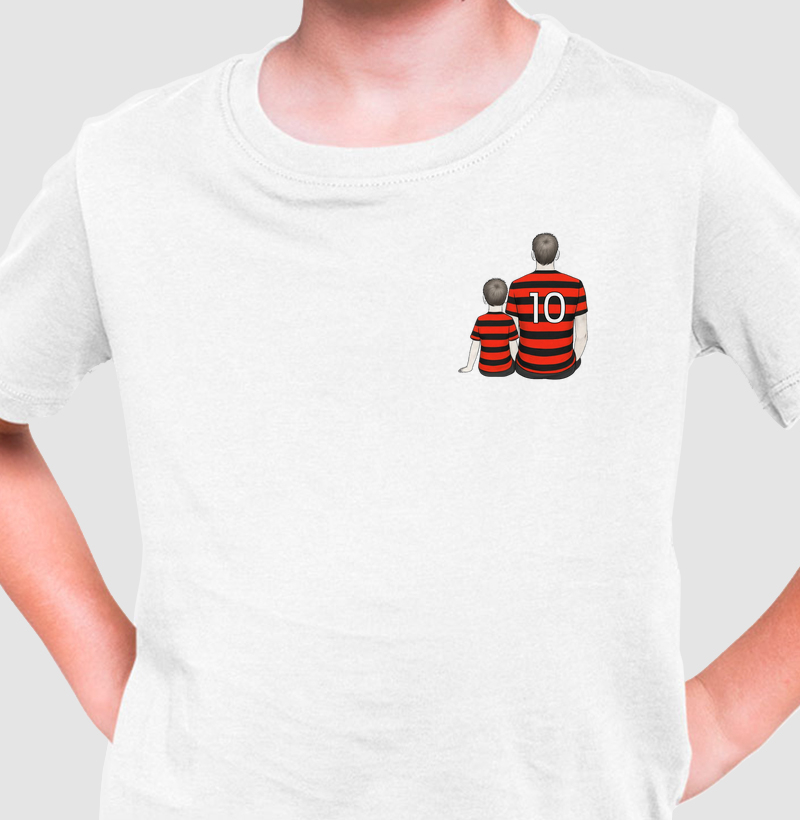 CAMISETA PAI E FILHO FLAMENGUISTA