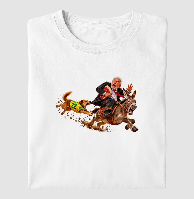 Corre que la vem o caramelo - Camiseta