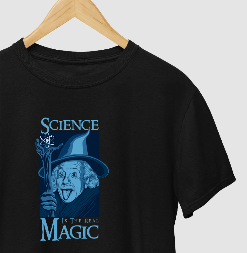 Camiseta Ciência é Mágica - Camiseta