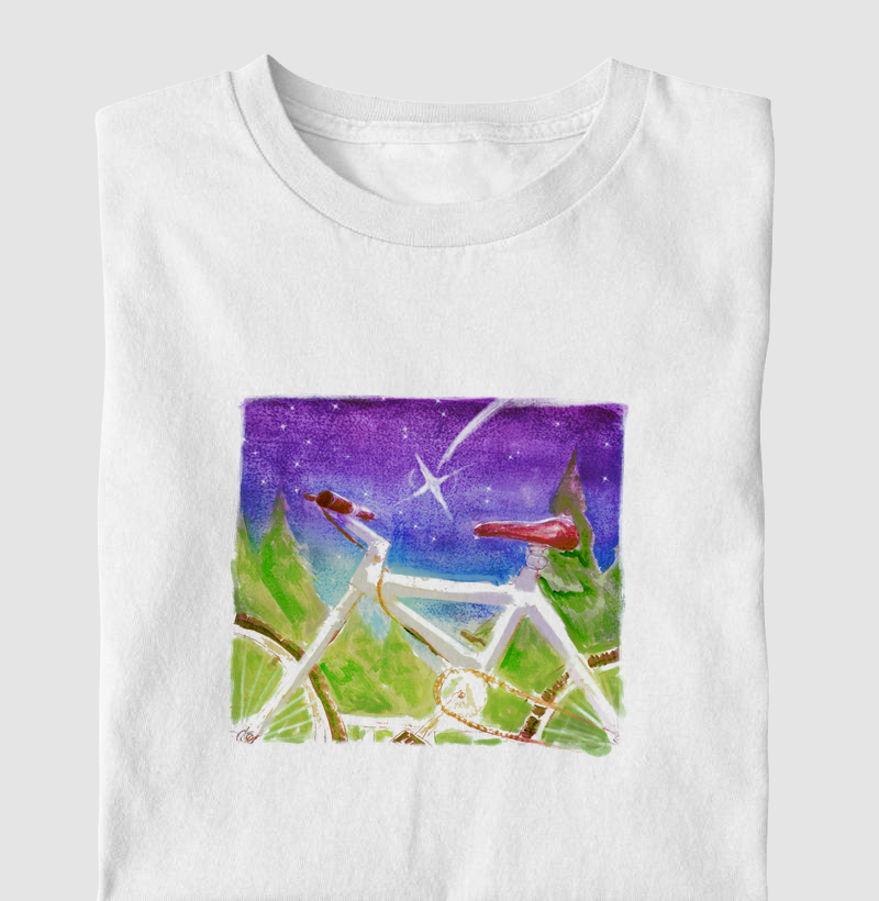 Camiseta - Pedal sob as Estrelas