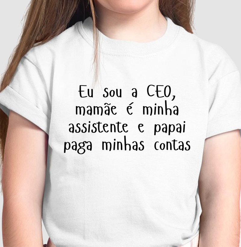 Camiseta Infantil CEO - Kit CEO (Menina)