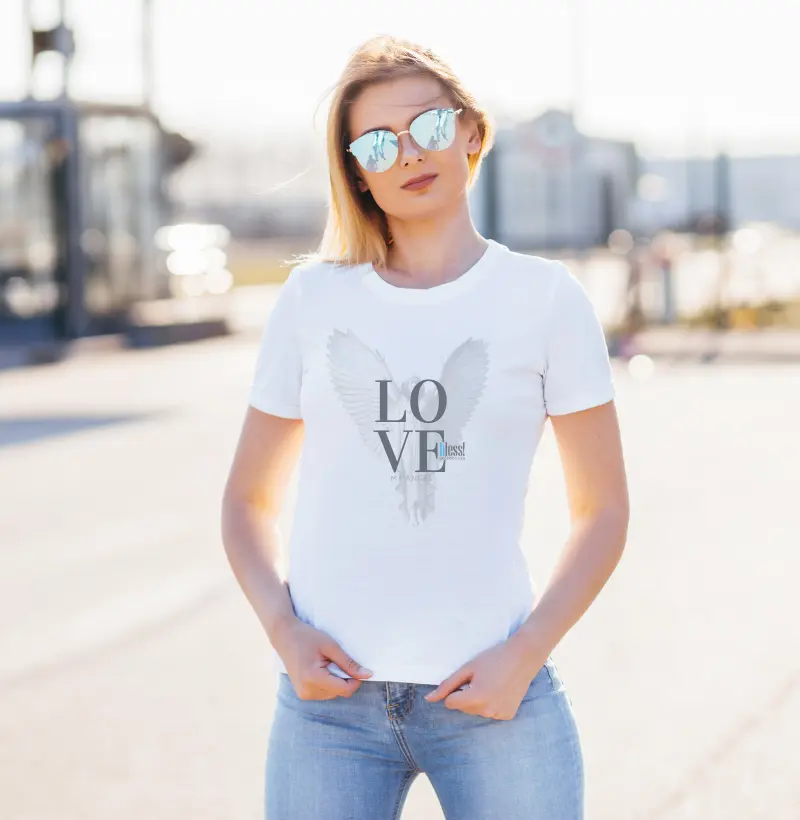 Camiseta algodão LOVE ANGEL