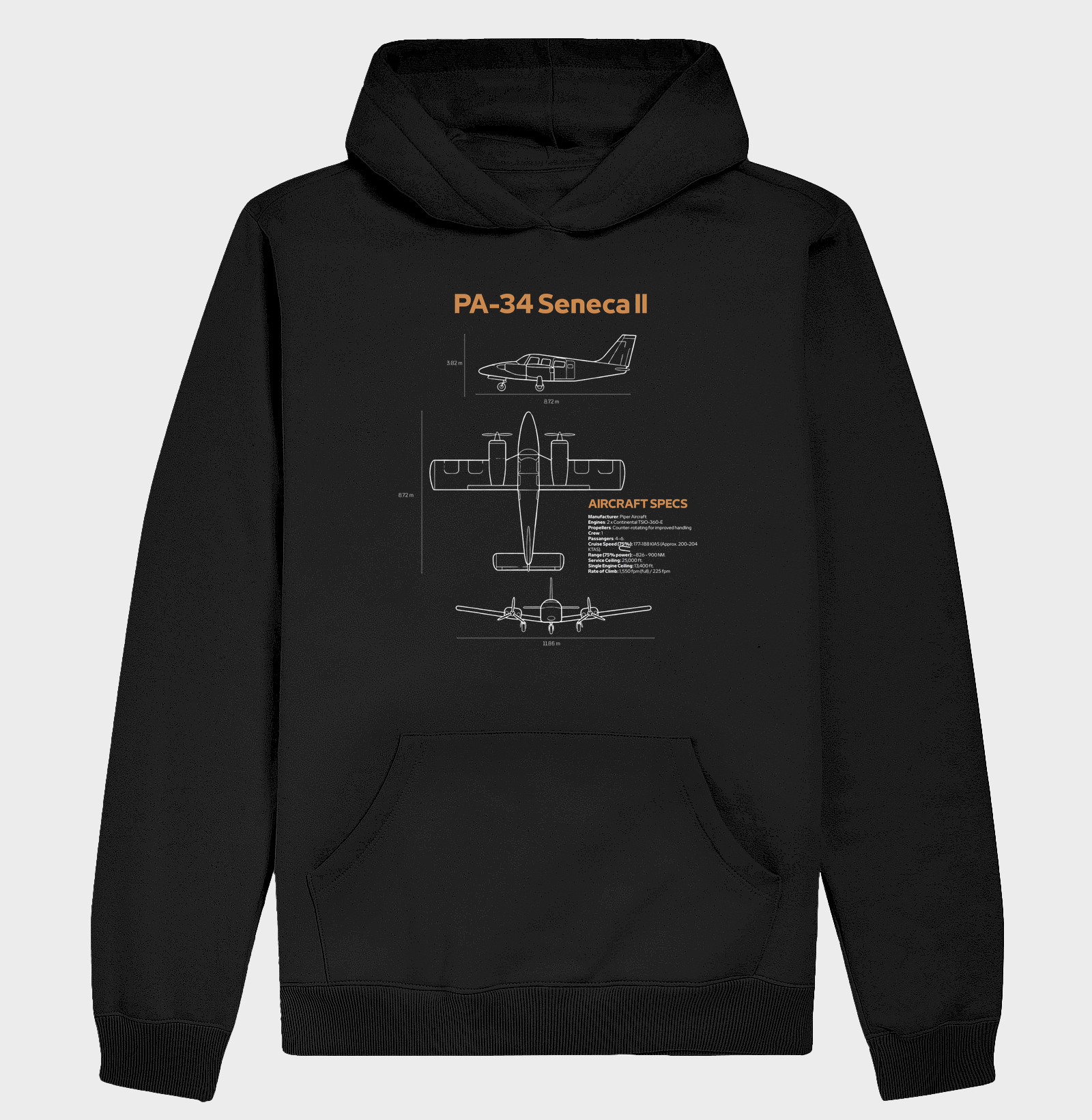 PA-34 Seneca II - Blueprint