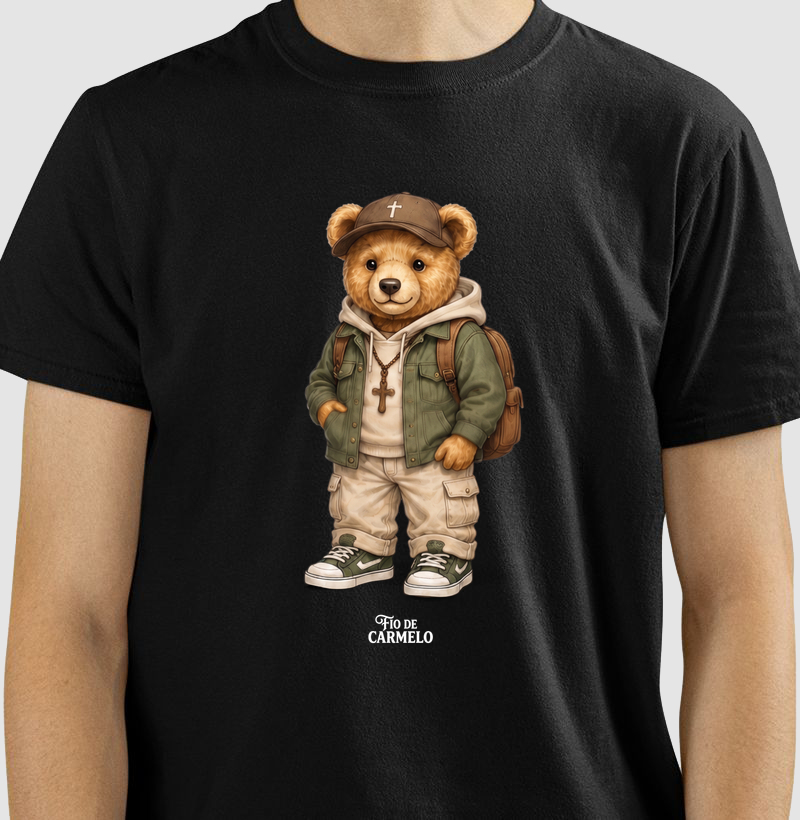 Ursinho de mochila (camiseta)