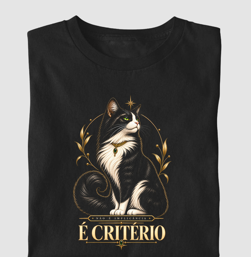 não é implicância, é critério